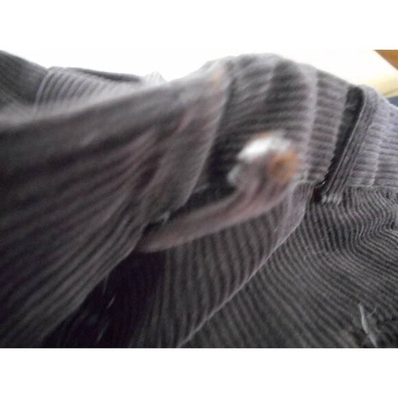 Dark Brown thick corduroy flat front Pants Men's W 36 - Picture 4 of 7